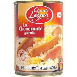 CLAUDE LEGER: CHOUCROUTE GARNIE 400G