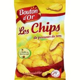 BOUTON D'OR :LES CHIPS DE POMMES DE TERRE 200G