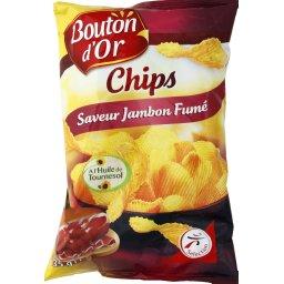 BOUTON OR CHIPS JAMBON FUME