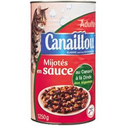 CANAILLOU MIJOTE EN SAUCE AU CANARD ET A LA DINDE