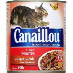 CANAILLOU SAUCE MIJOTES AU LAPIN ET FOIE 800G