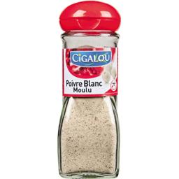 CIGALOU POIVRE BLANC MOULU POT EN VERRE 48G