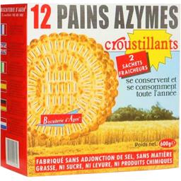 PAIN AZYME 600G