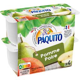 PAQUITO: PURÉE DE FRUITS POMME POIRE